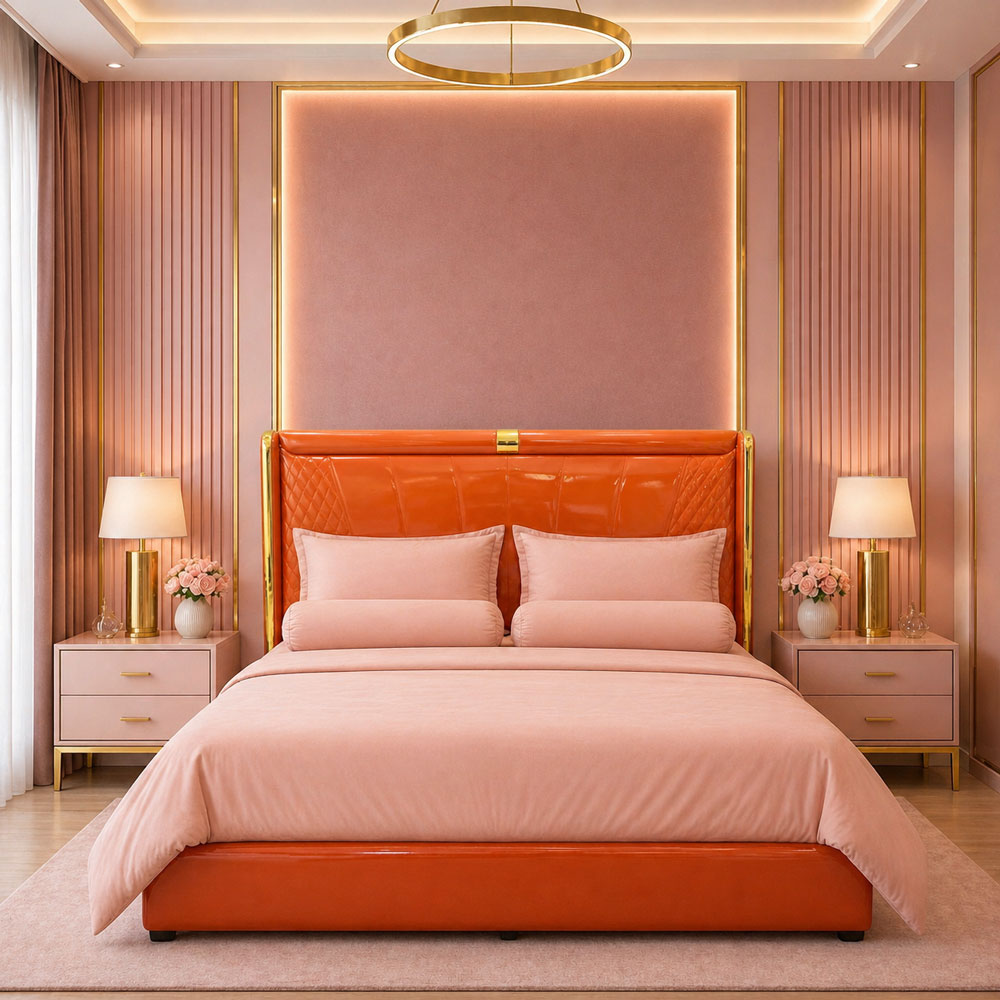 គ្រែស្បែកម៉ូដទាន់សម័យ Brand Jasmine