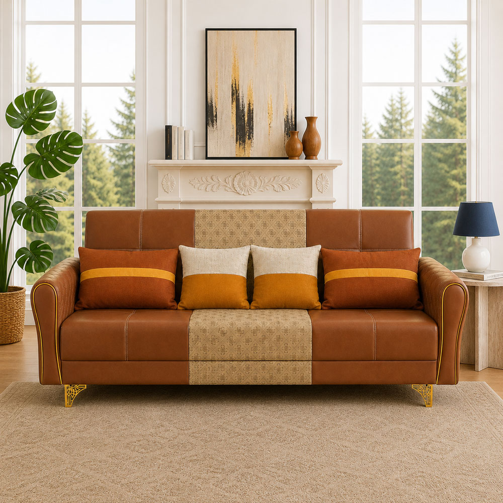 សាឡុងSofa Bed ទំនើបទាន់សម័យ 3 in 1