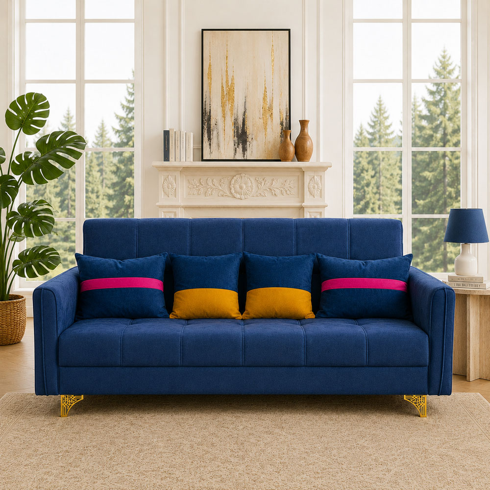 សាឡុងSofa Bed ទំនើបទាន់សម័យ 3 in 1