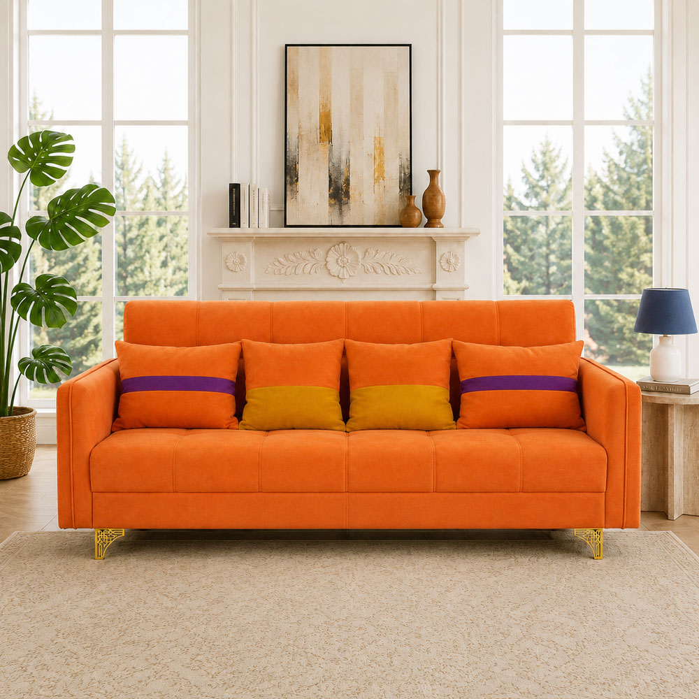 សាឡុងSofa Bed ទំនើបទាន់សម័យ 3 in 1