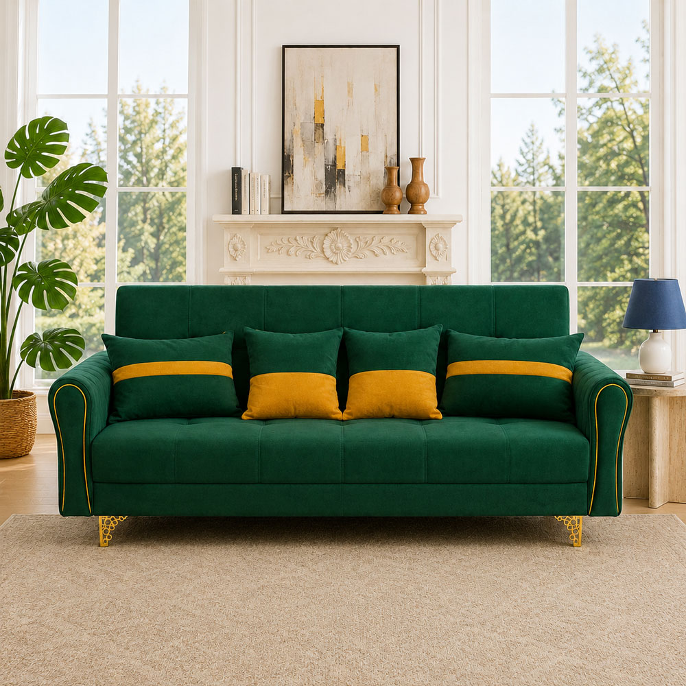 សាឡុងSofa Bed ទំនើបទាន់សម័យ 3 in 1