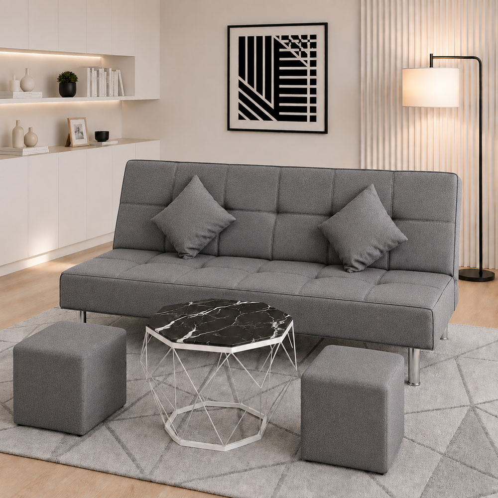 សាឡុងSofa Bedទំនើបទាន់សម័យ 3 in 1