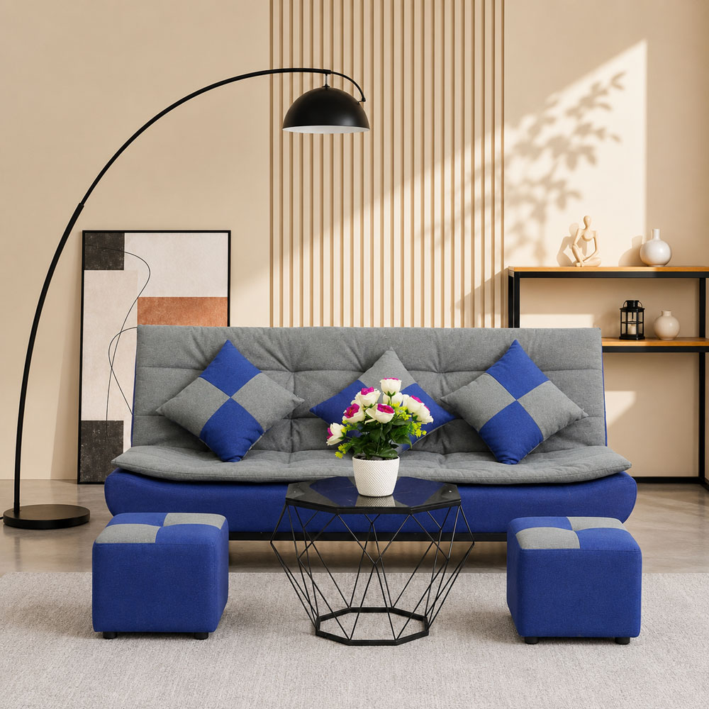 ឈុតសាឡុងSofa Bed ពហុមុខងារ 3 in 1 Brand JASMINE