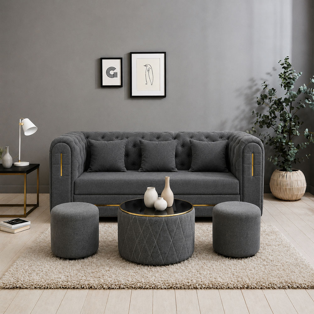 សាឡុងខ្នាតធំបែប Luxury Modern ទាន់សម័យ